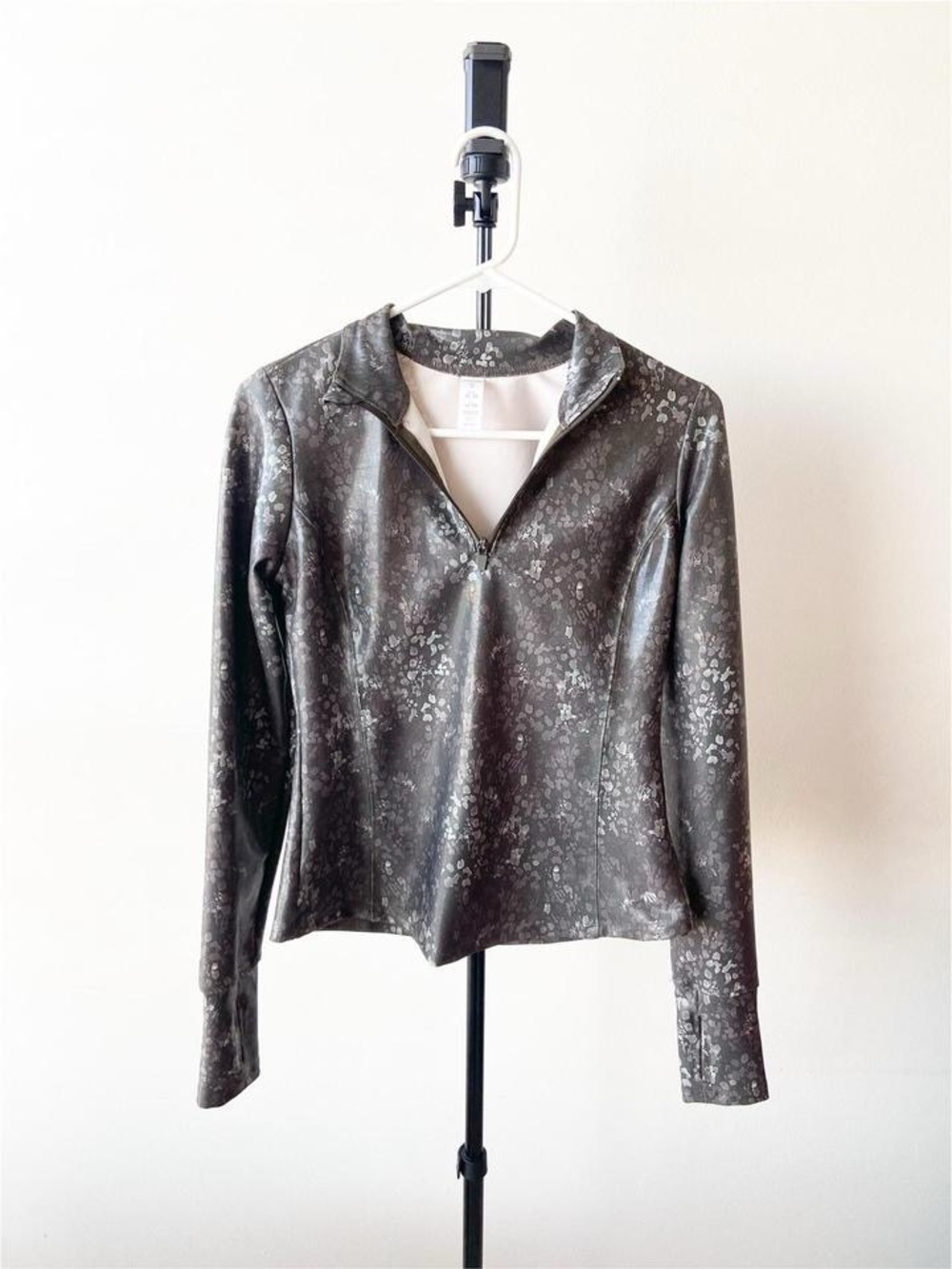 Women's Green 1/4 Zip Activewear Top Size S - Picture 7 of 8